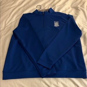 johnnie-O Blue Zip Up Sweater